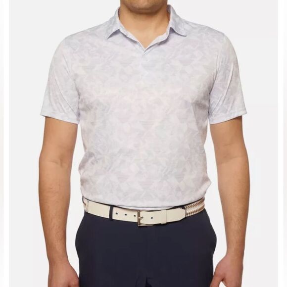 Robert Graham Men's Hydrus Performance Polo White - Picture 1 of 6